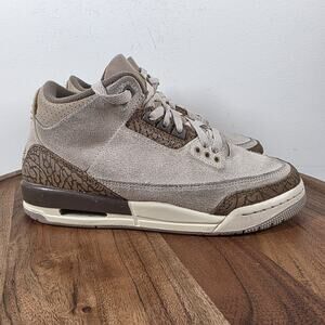 Jordan 3 Retro Low Palomino Womens Brown White Size 7.5 Shoes Sneakers